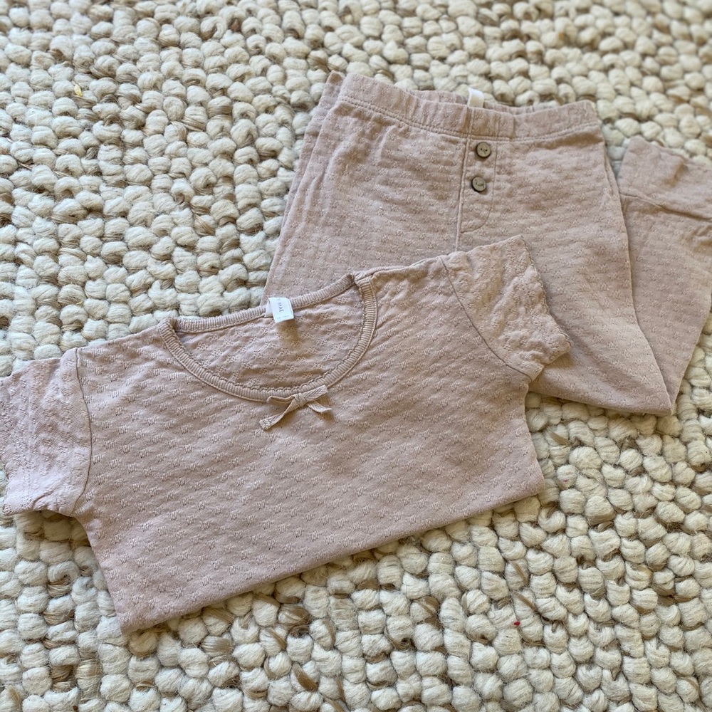 Quincy Mae pointelle set.